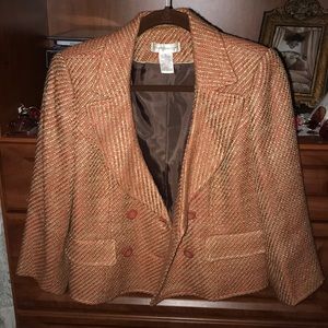 Cream and Coral blazer